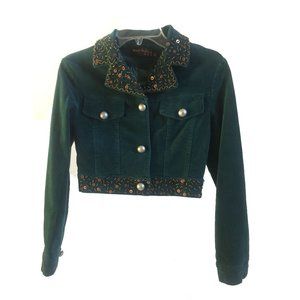 Vintage-style cropped jacket